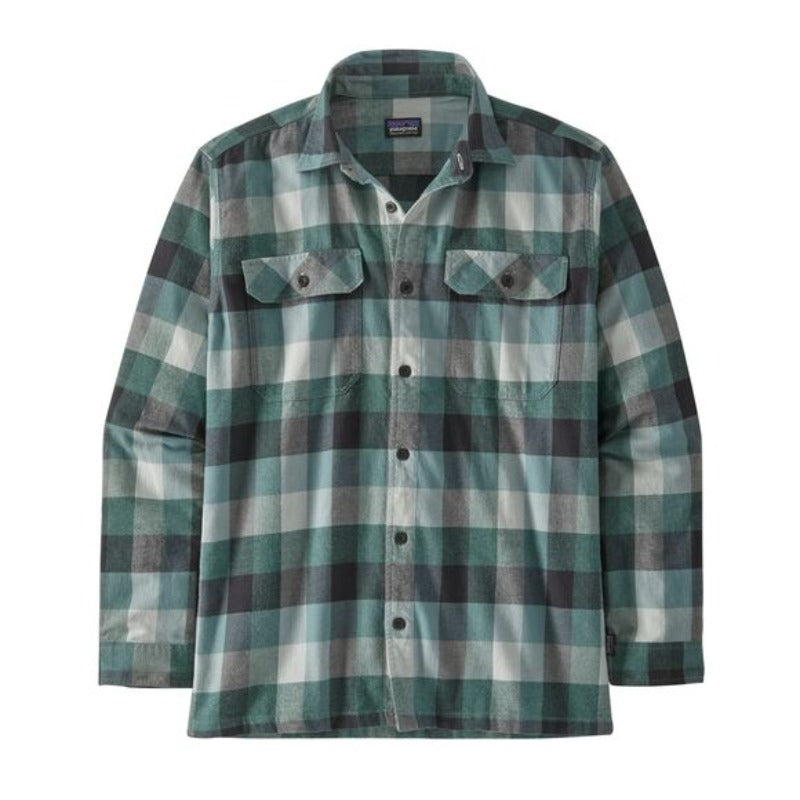 Patagonia Long Sleeve Cotton Mid Weight Fjord Flannel Shirt Men's