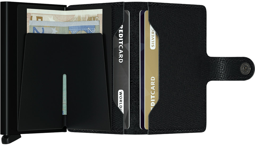 Secrid Mini Wallet - Crisple Black