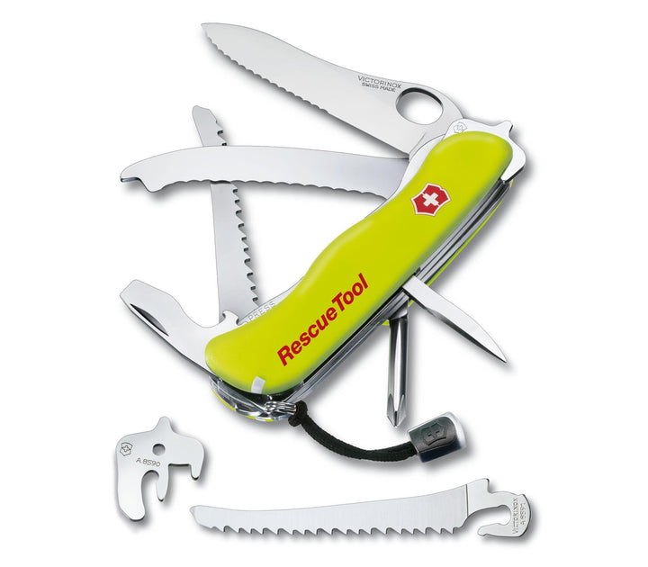 Victorinox Rescue Tool Pocket Knife - Phosphorescent Yellow