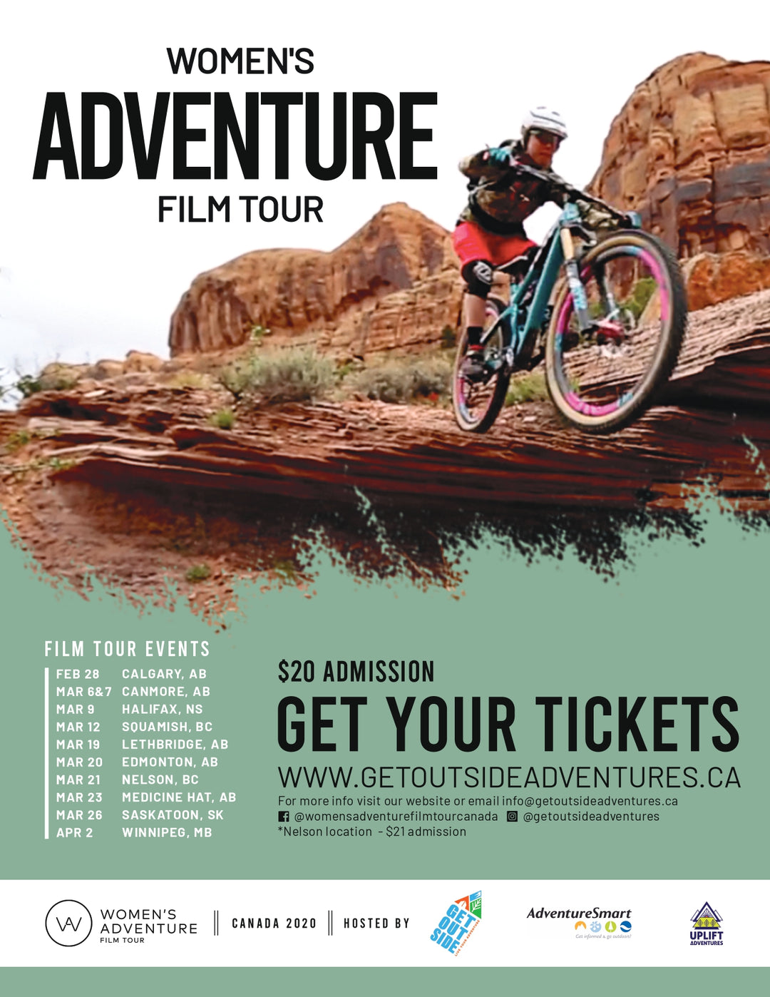 Don't Miss the Women's Adventure Film Tour 2020
