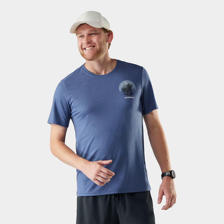 T-shirt à manches courtes et motif Lunar Bear Smartwool pour homme