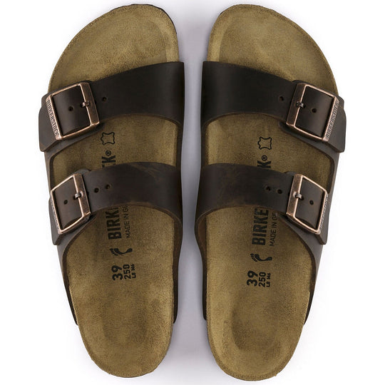 Birkenstock Arizona Habana Oiled Leather Sandal - Regular