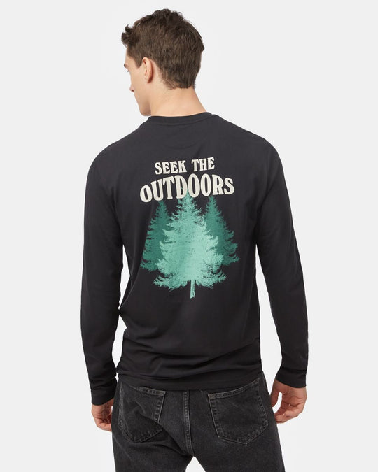 T-shirt à manches longues Tentree Seek Outdoors