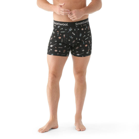 SmartWool Boxer imprimé mérinos pour homme en boîte