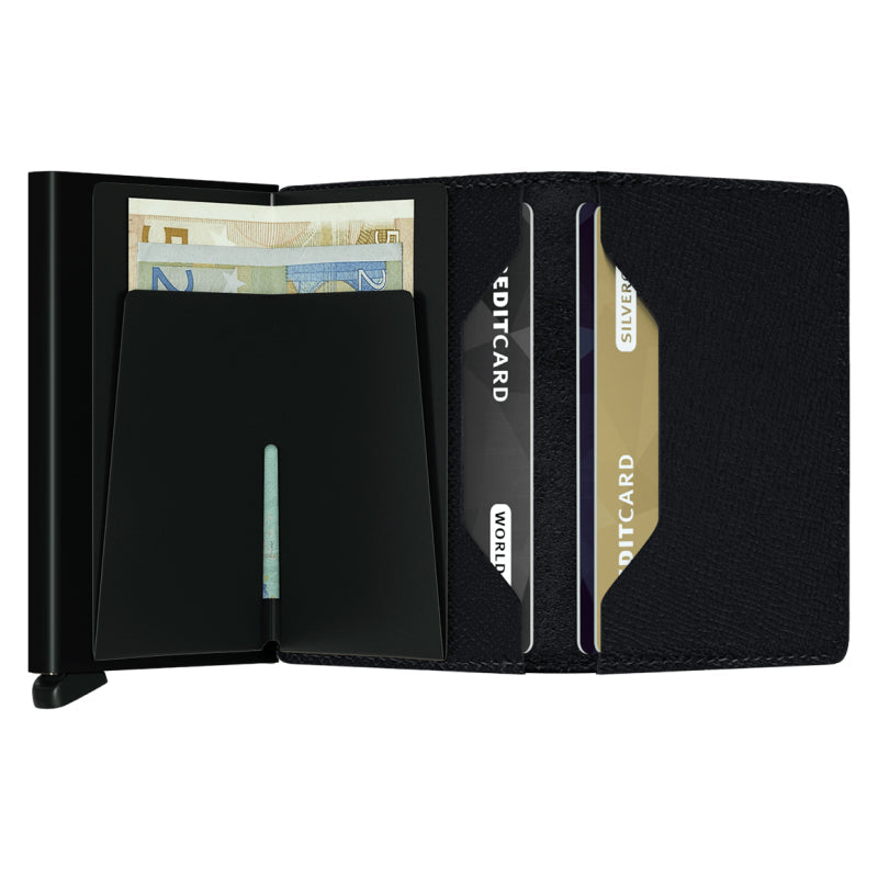 Secrid Slim Wallet - Crisple Black