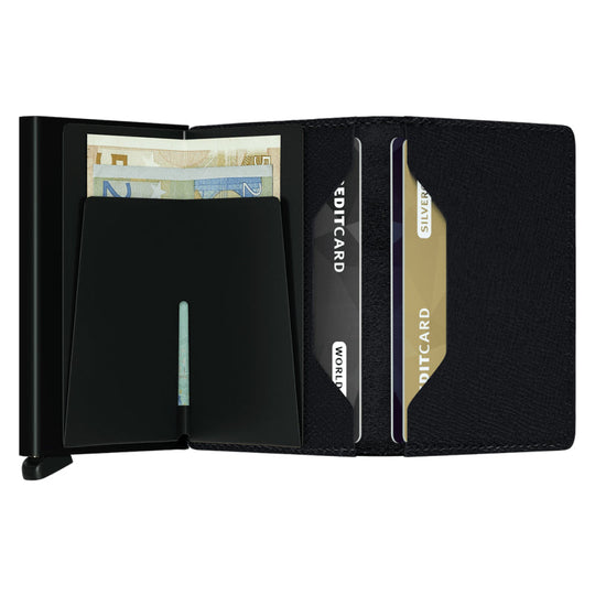 Secrid Slim Wallet - Crisple Black