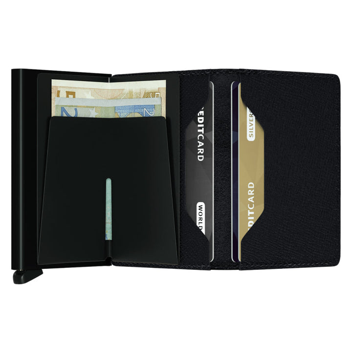 Secrid Slim Wallet - Crisple Black