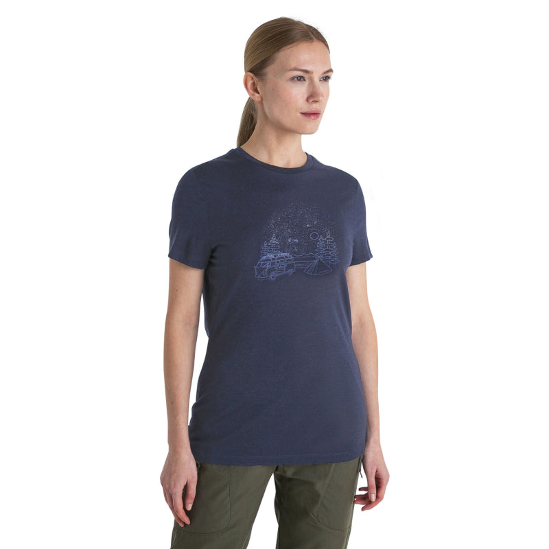 T-shirt à manches courtes Ice Breaker Merino 150 Tech Lite III pour femmes - Van Camp