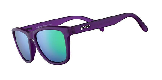 Goodr Gardening avec des lunettes de soleil Kraken