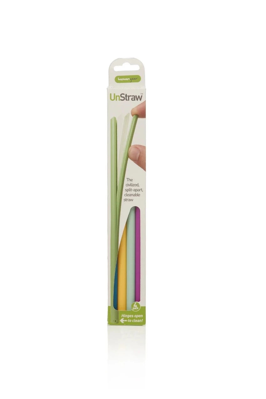 Humangear Unstraw - 4 Pack Reuseable Straws