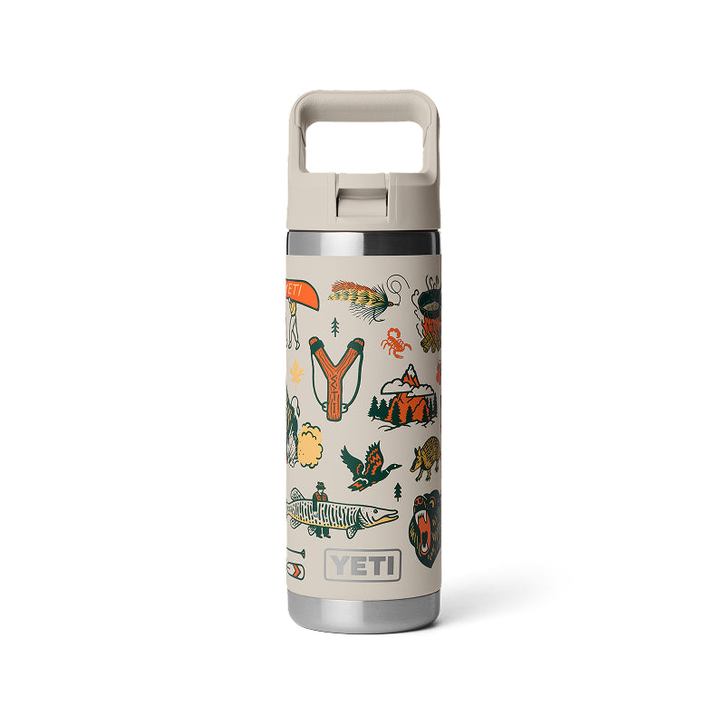 Bouteille Rambler Yeti de 18 oz avec bouteille à paille
