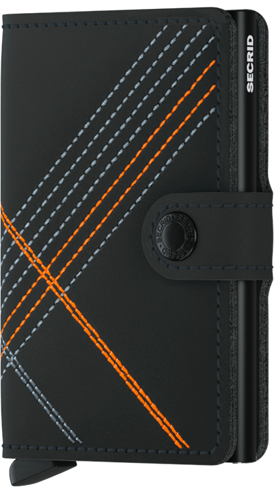 Secrid Mini Wallet - Stitch Linea Orange