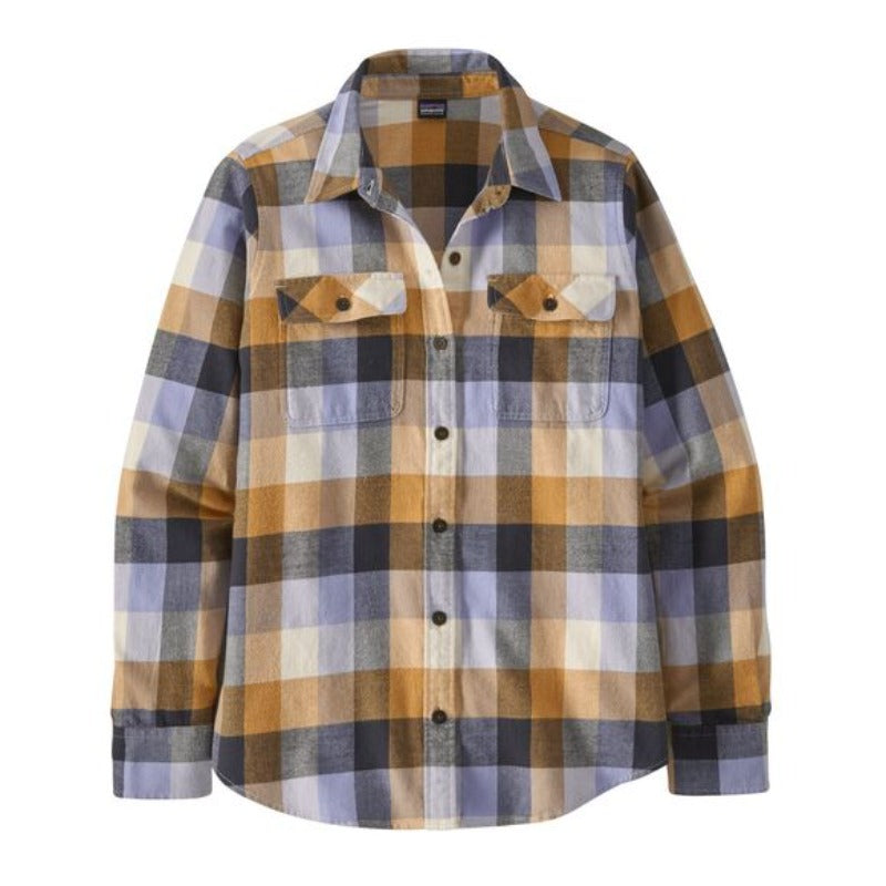 Patagonia Long Sleeve Cotton Mid Weight Fjord Flannel Shirt Women's
