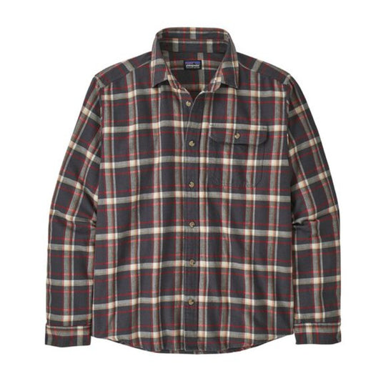 Patagonia Long Sleeve Cotton in Conversion Light Weight Fjord Flannel Shirt Men&
