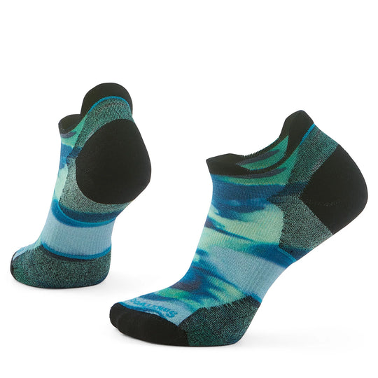 SmartWool Run Targeted Cushion Chaussettes basses à imprimé brossé pour femmes