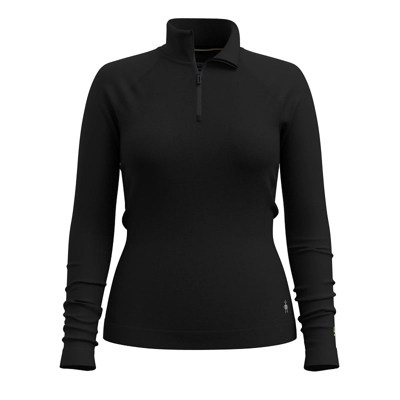 Smartwool Couche de base thermique classique en mérinos pour femme avec fermeture éclair 1/4 en boîte