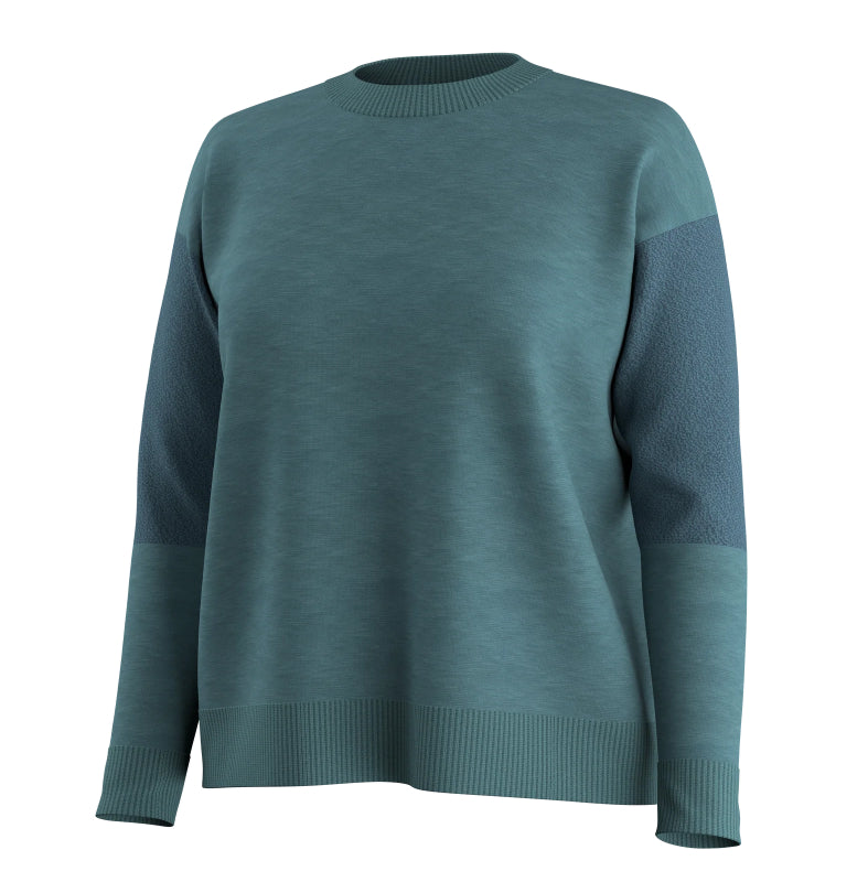 Pull col rond Smartwool Edgewood Colorblock pour femme