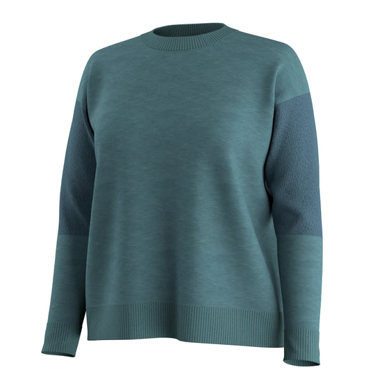 Pull col rond Smartwool Edgewood Colorblock pour femme