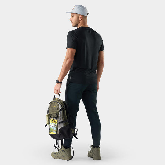 T-shirt graphique à manches courtes Wander Valley Active pour homme de SmartWool