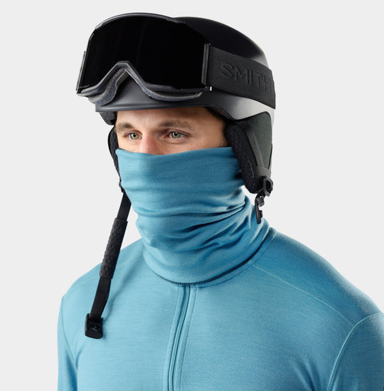 Cache-cou réversible en mérinos thermique Smartwool