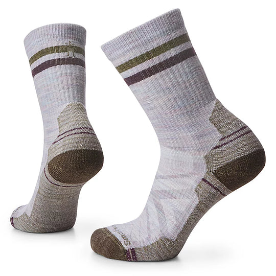 Chaussettes SmartWool Hike Light Cushion Tube Stripe Crew pour femmes