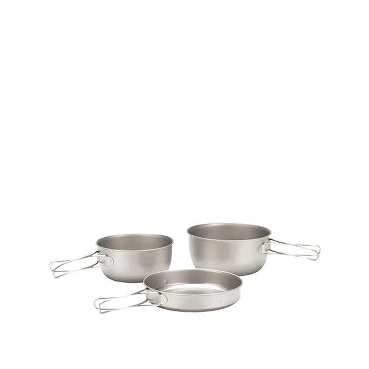 Snow Peak 3 Piece Titanium Cookset
