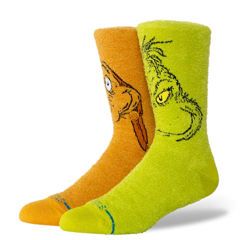 Stance Grinch and Max Crew Socks