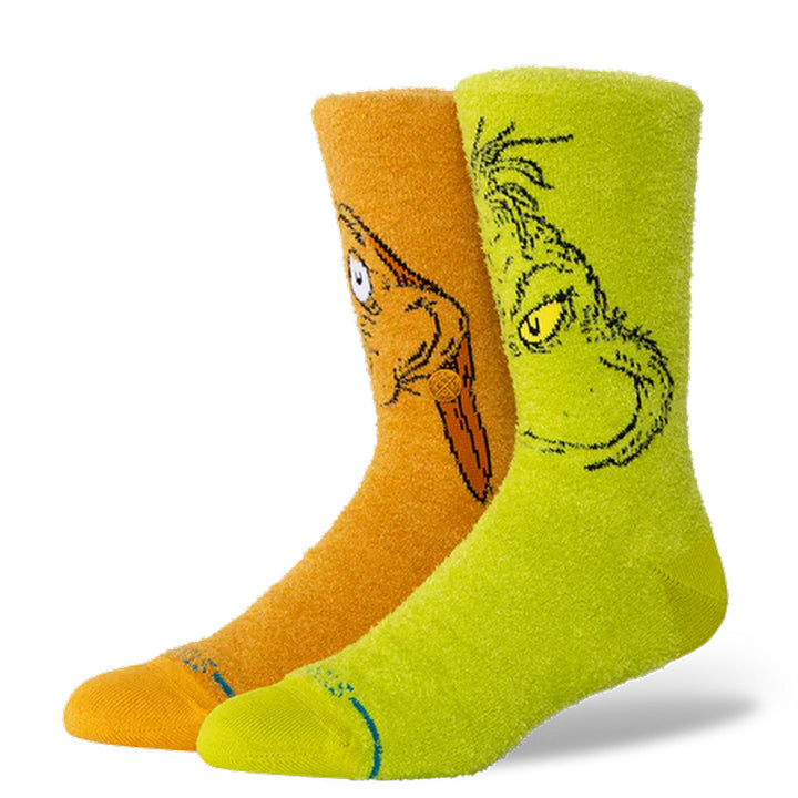 Stance Grinch and Max Crew Socks