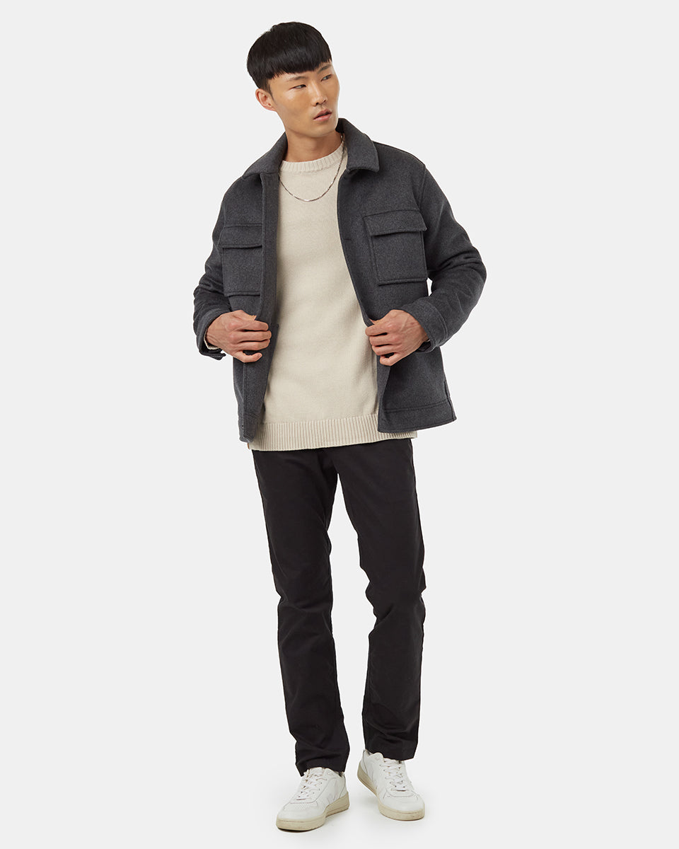 Tentree Wool Button Down Jacket