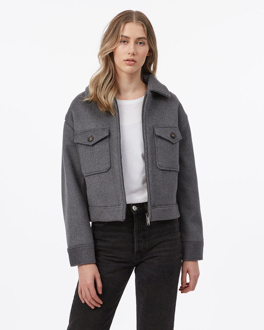 Veste utilitaire courte en laine Tentree