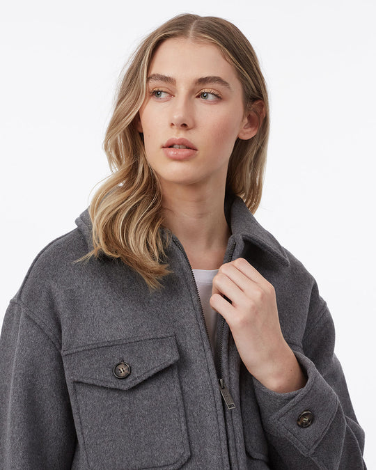 Veste utilitaire courte en laine Tentree