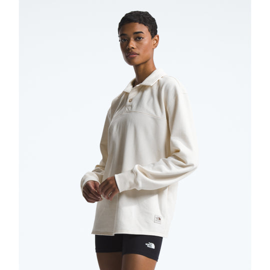 Maillot de rugby à manches longues The North Face pour femme, modèle Heritage Patch