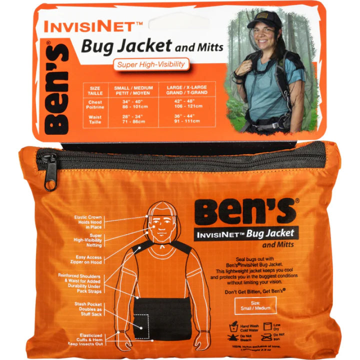Veste et mitaines anti-insectes InvisiNet Ben's®