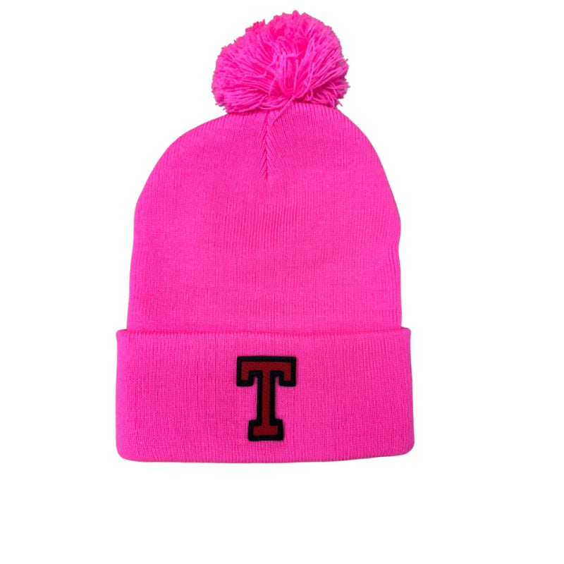 Bearcats Pom Pom Cuffed Beanies