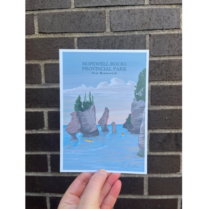 Bygone Art Project | Hopewell Rocks Park Prints | High Tide, Bay of Fundy, New Brunswick