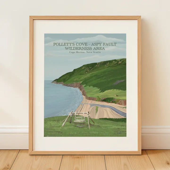 Bygone Art Project | Pollett's Cove Prints | Cap Breton Highlands, Nova Scotia