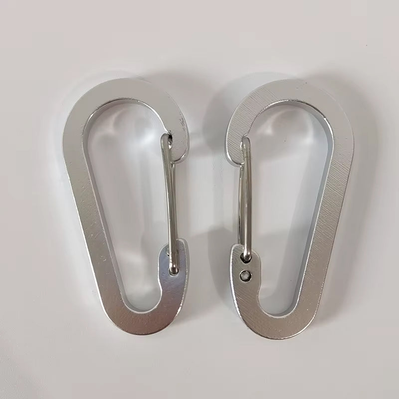 Aluminum Hook Carabiner Clip Keychain