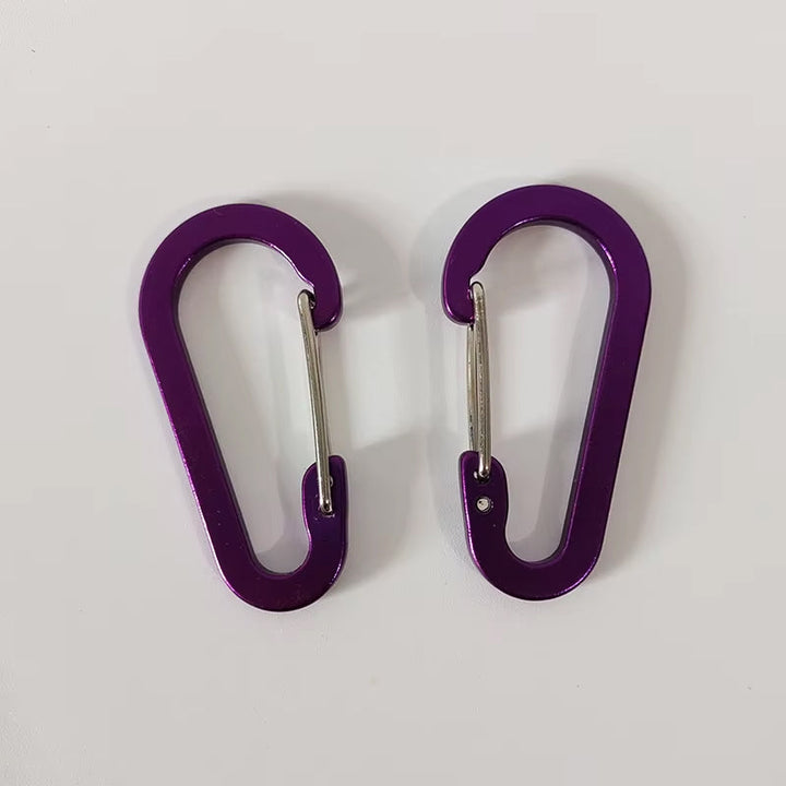 Aluminum Hook Carabiner Clip Keychain