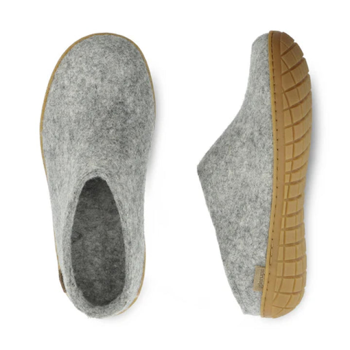 Glerups Slip-On - Honey Rubber - Grey
