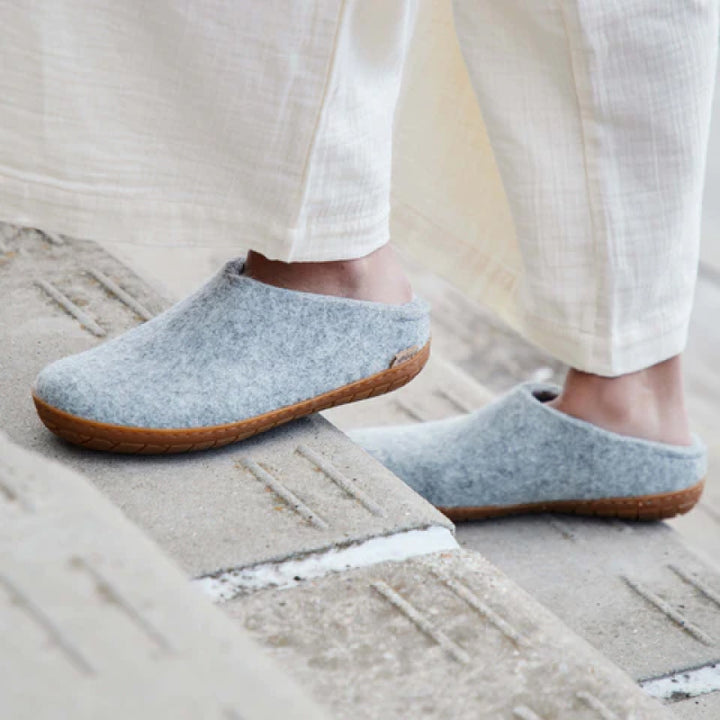 Glerups Slip-On - Honey Rubber - Grey