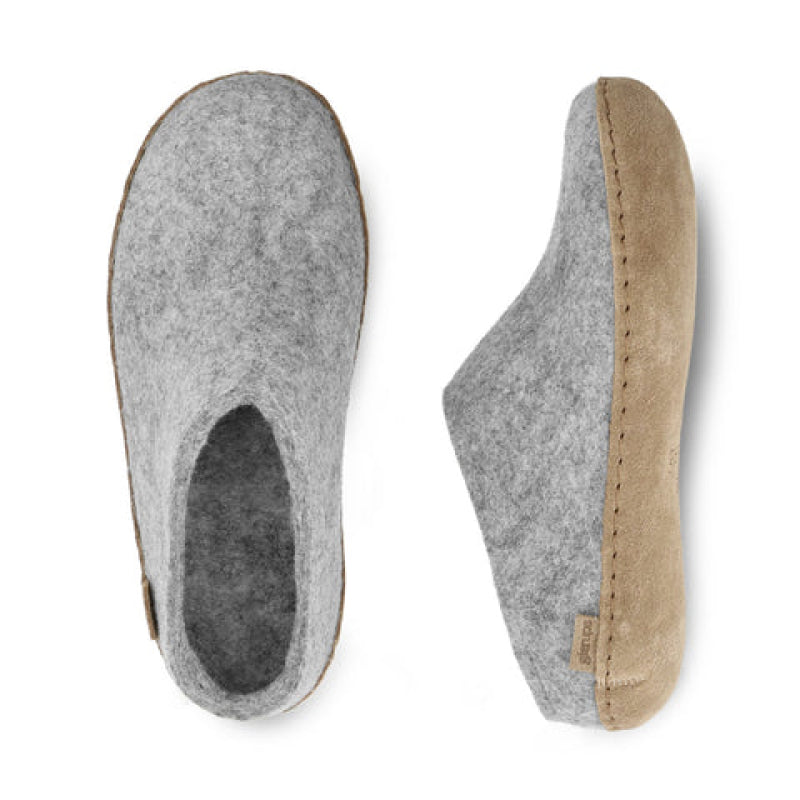 Glerups Slip-On - Leather - Grey
