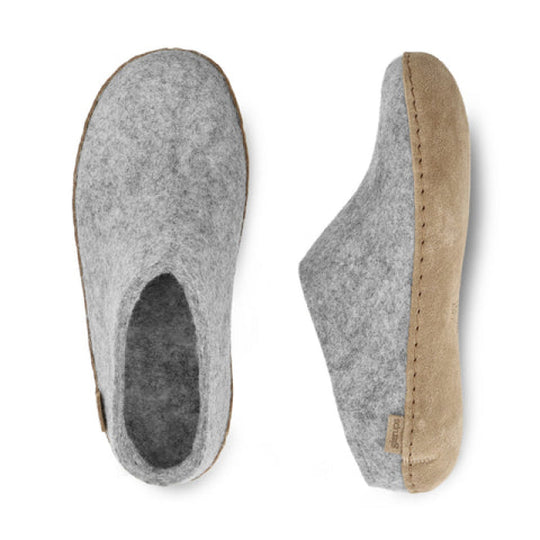 Glerups Slip-On - Leather - Grey