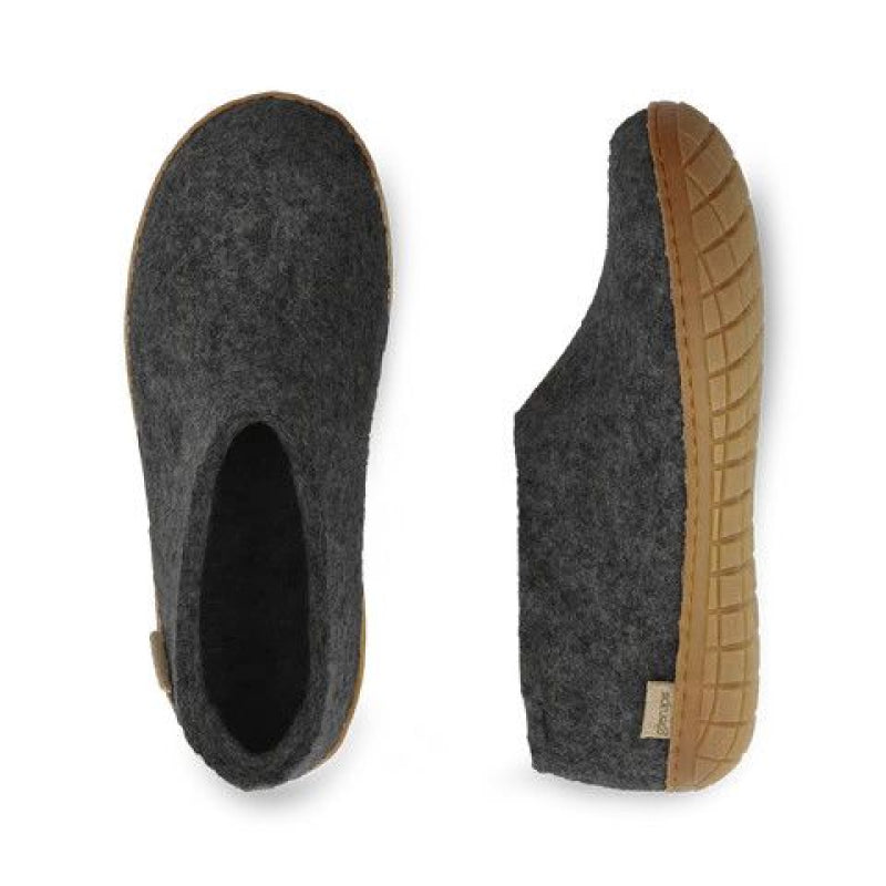 Glerups Shoe - Honey Rubber - Charcoal