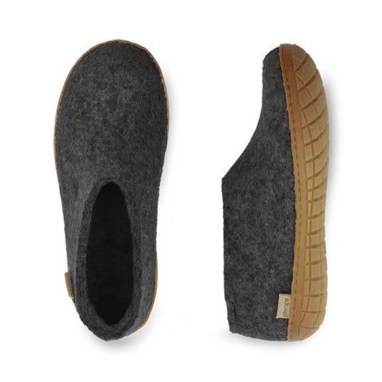 Glerups Shoe - Honey Rubber - Charcoal