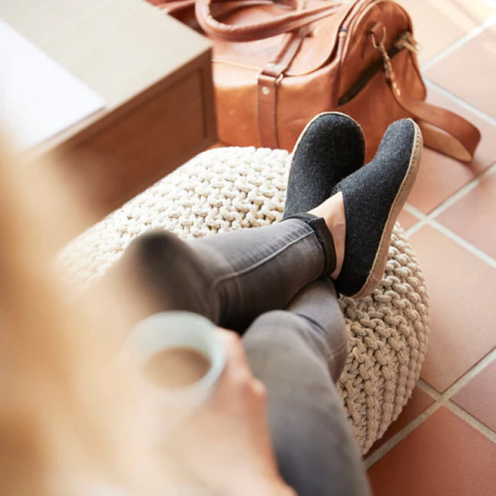 Glerups Slip-On - Leather - Charcoal