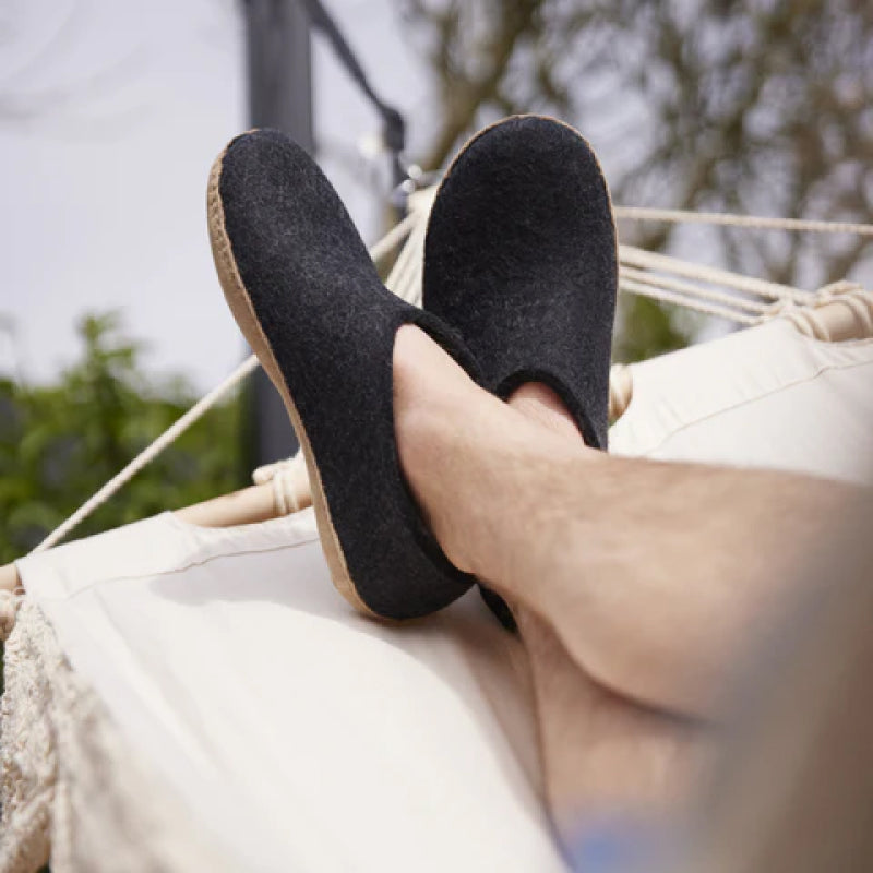 Chaussure Glerups - Cuir - Charbon