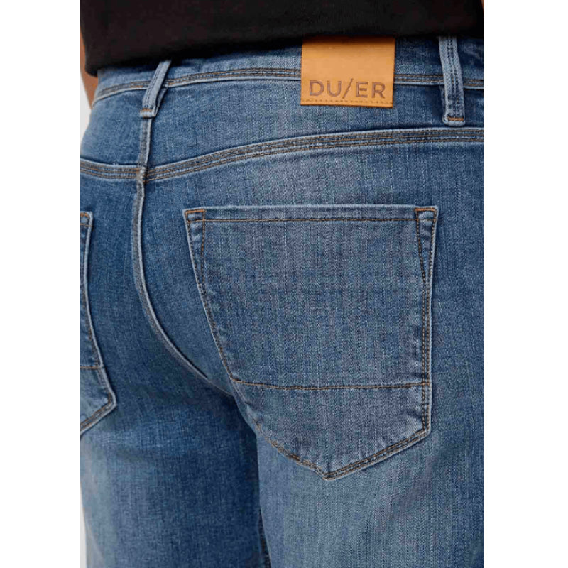 DUER Performance Denim+ Relaxed Straight - Dust Storm Indigo