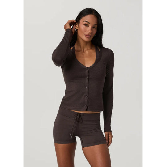 Vuori Long Sleeve Halo V-Neck Cardigan