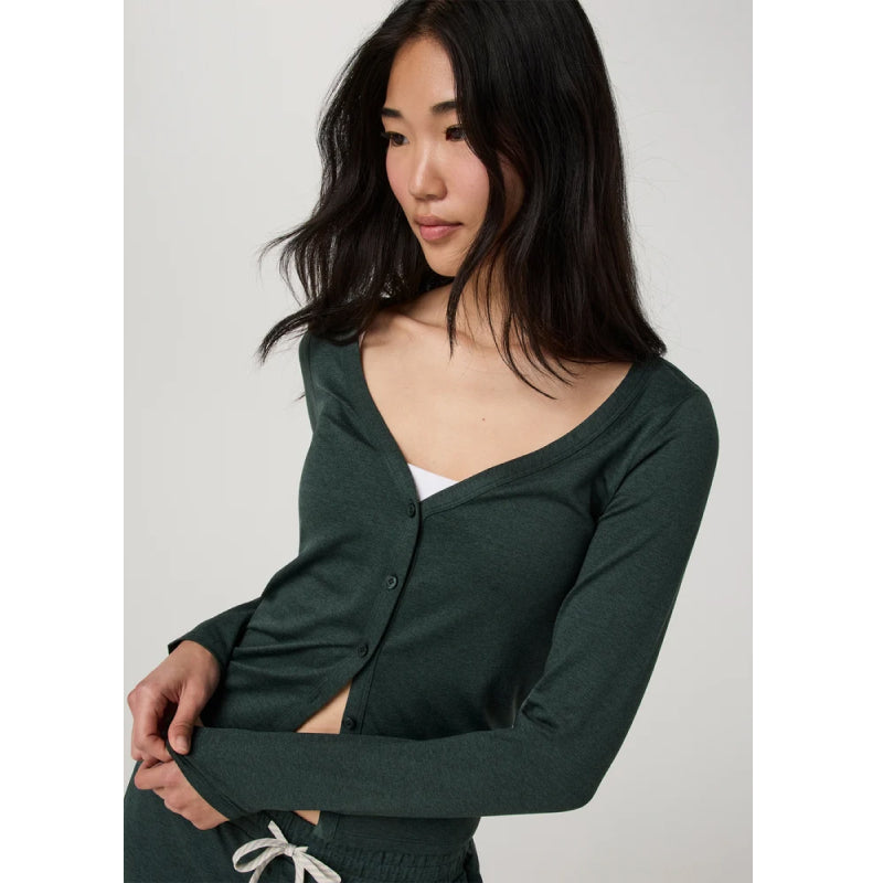 Vuori Long Sleeve Halo V-Neck Cardigan