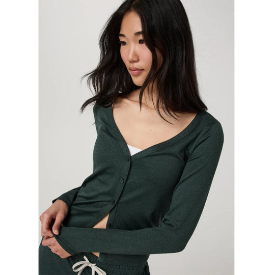 Vuori Long Sleeve Halo V-Neck Cardigan